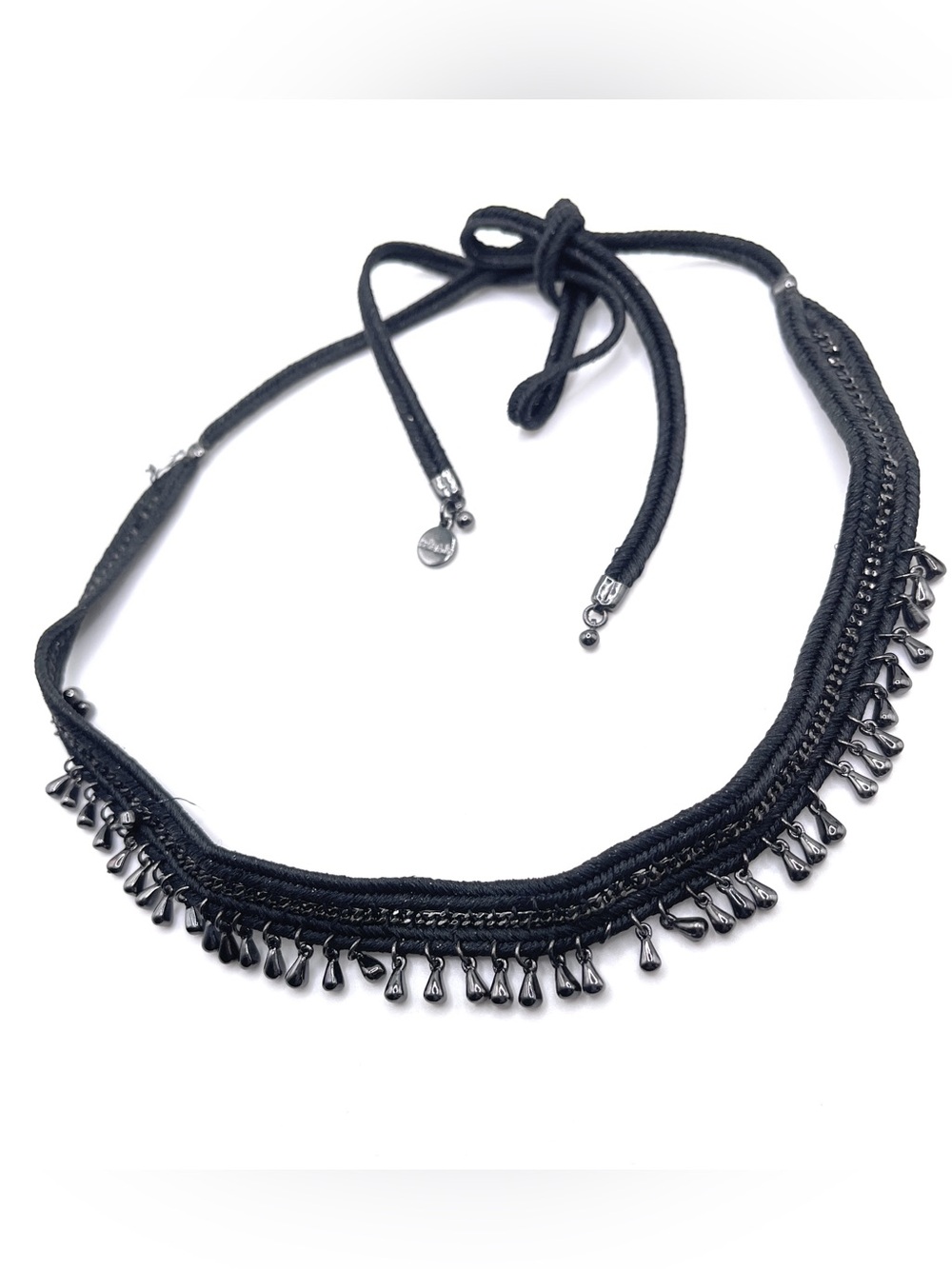 Melina Black Beaded Choker Necklace Stella & Dot 8410